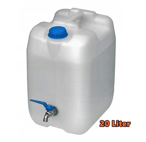 Bidone acqua bianco - 20, litri