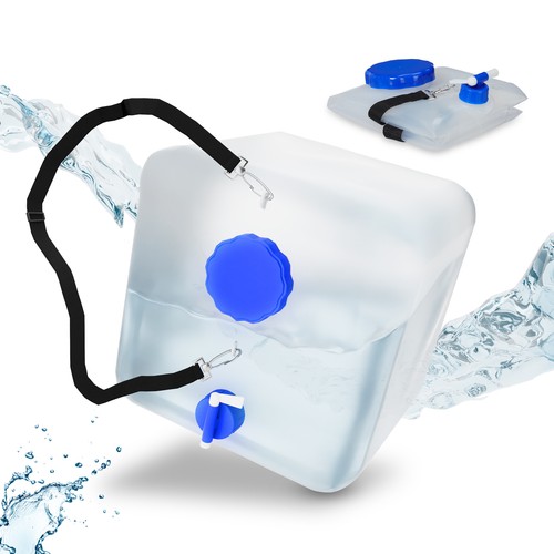 Bidone pieghevole tanica acqua